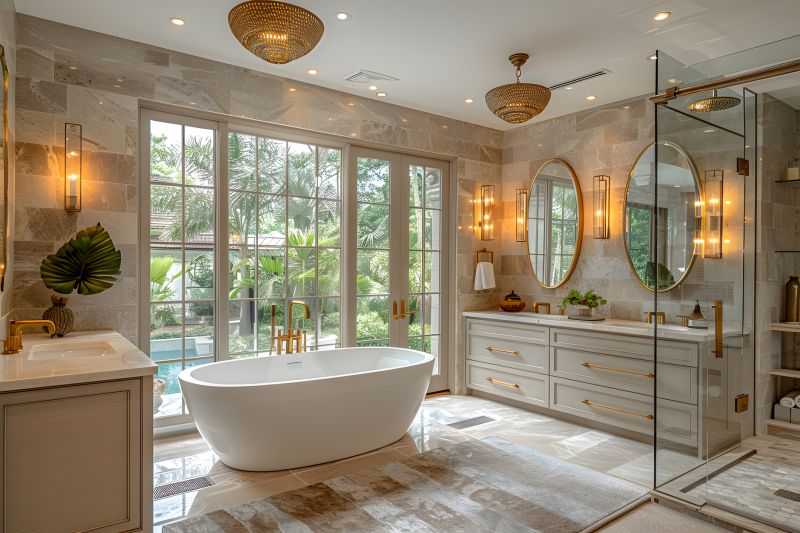 Luxurious Bathtub Area
