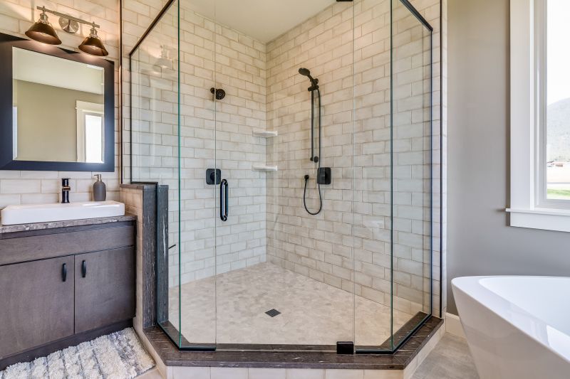 Open-Concept Shower